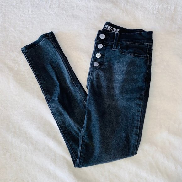 Black old navy jeggings - Picture 1 of 2